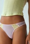 Thumbnail View 2: Out From Under Mesh & Lace Low Rise Thong