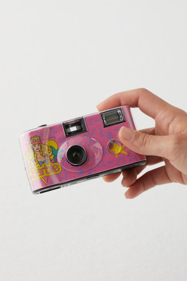 Slide View: 3: Retrospekt X Mattel Barbie & Ken Simple-Use 35mm Film Camera Set