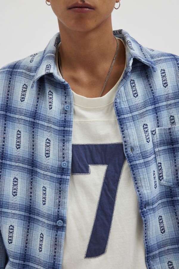 Slide View: 5: BDG Cropped Plaid Flannel Shirt