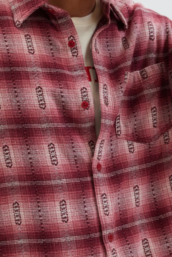 Slide View: 6: BDG Cropped Plaid Flannel Shirt