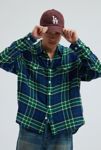 Thumbnail View 1: BDG Open Weave Plaid Button-Down Overshirt