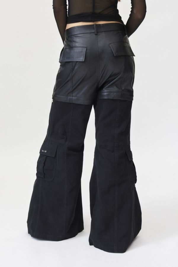 Slide View: 5: Private Policy Vegan Leather Combo Pant