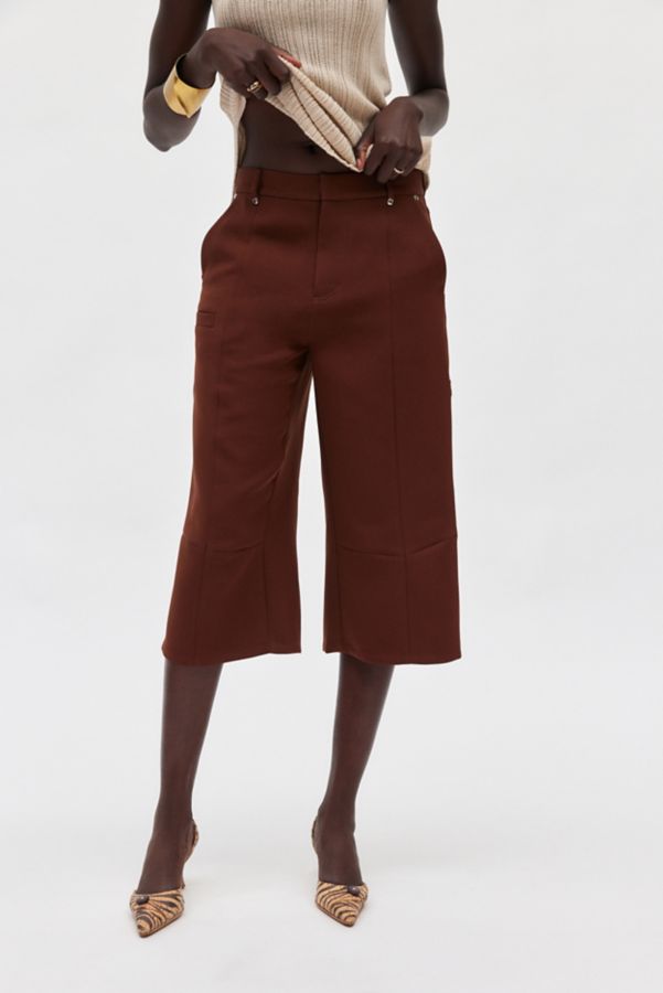 Slide View: 2: Private Policy Washed Cropped Trouser