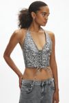 Thumbnail View 3: Silence + Noise Teya Faux Leather Halter Top