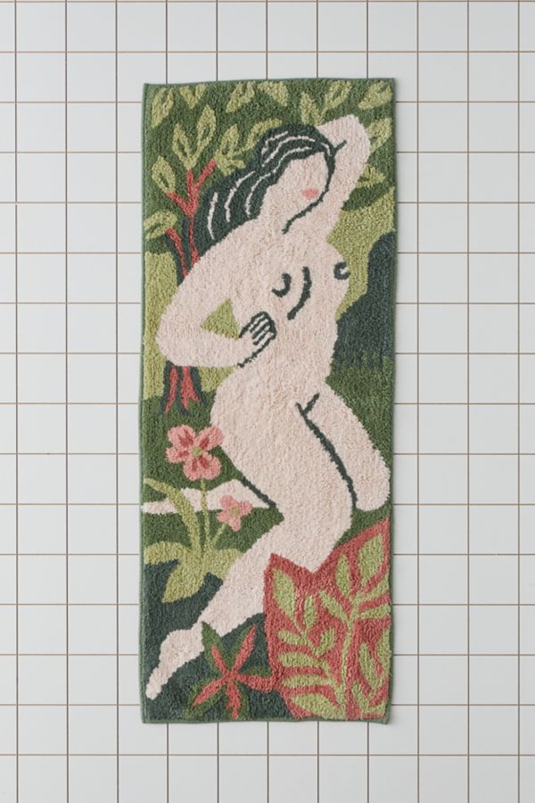 Slide View: 2: Nude Landscape Runner Tufted Bath Mat