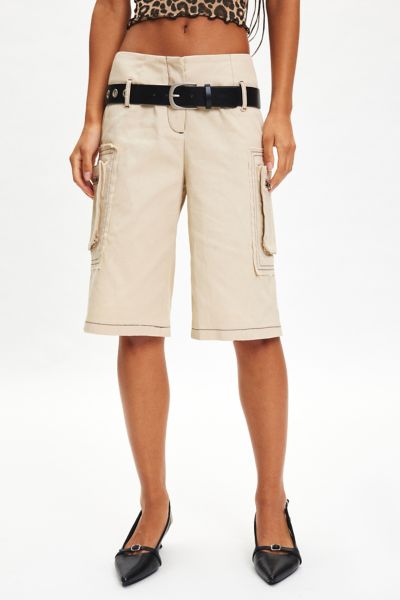 By.Dyln Mallory Longline Belted Cargo Short