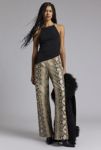 Thumbnail View 1: BY.DYLAN Xaavier Snake Print Faux Leather Pant