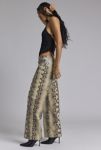 Thumbnail View 3: BY.DYLAN Xaavier Snake Print Faux Leather Pant