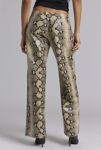 Thumbnail View 4: BY.DYLAN Xaavier Snake Print Faux Leather Pant