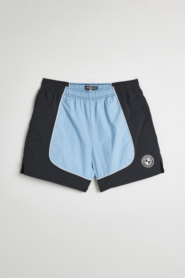 Slide View: 2: UO Skybox Colorblock Nylon Soccer Short