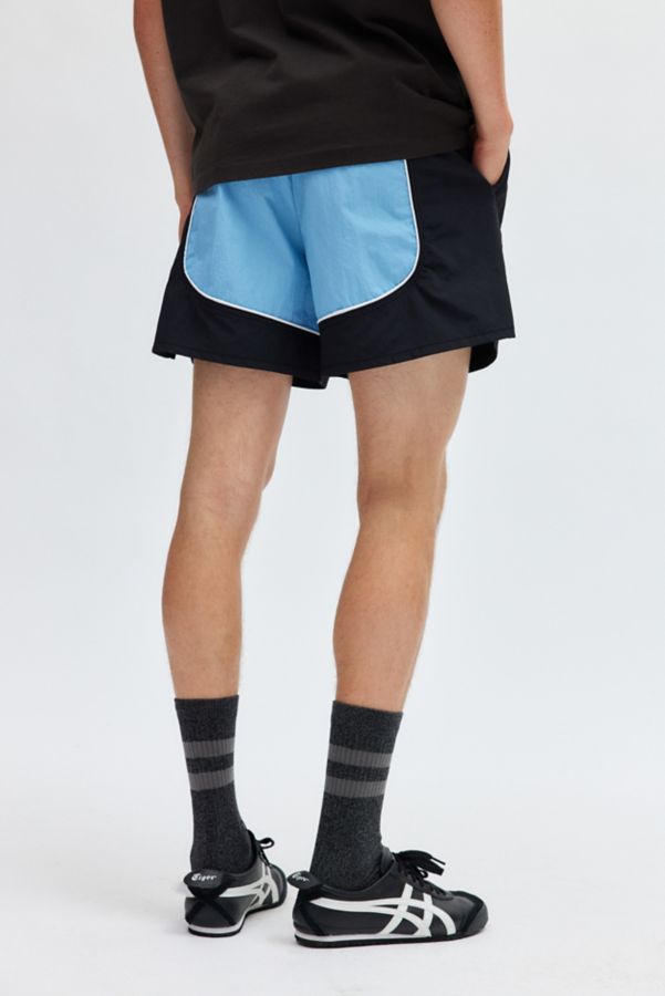 Slide View: 4: UO Skybox Colorblock Nylon Soccer Short