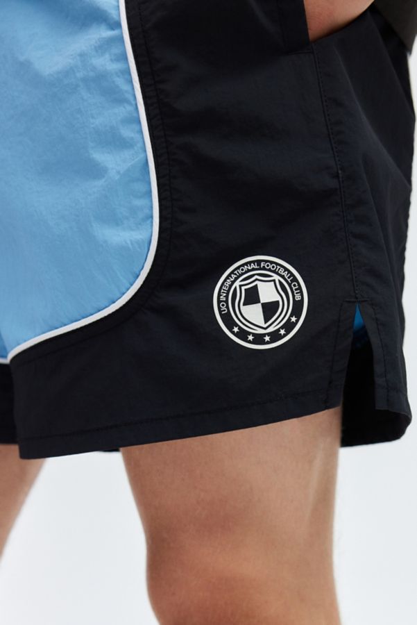 Slide View: 6: UO Skybox Colorblock Nylon Soccer Short