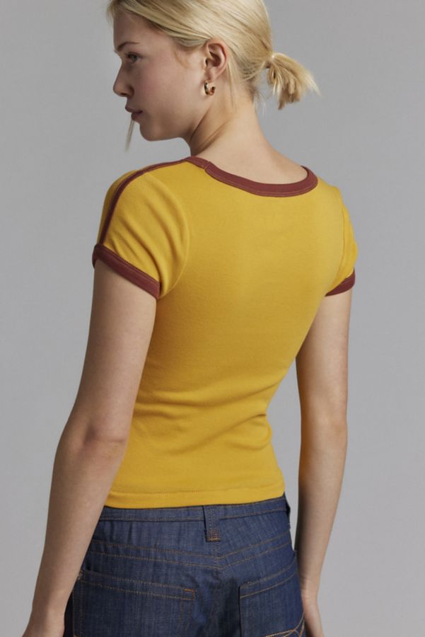 Slide View: 4: BDG Too Perfect V Neck Tee