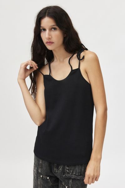 Private Policy Shoulder Ties Tank Top