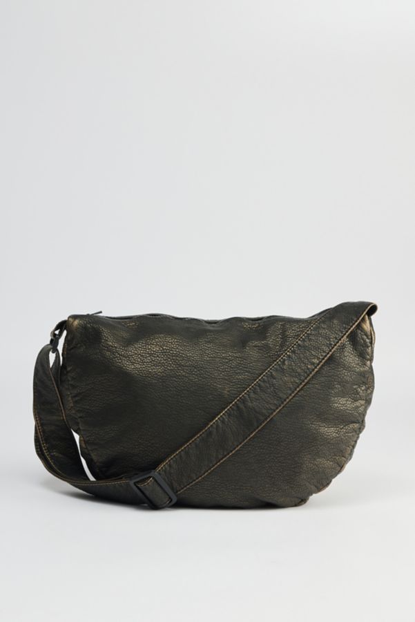 Slide View: 3: BDG Washed Faux Leather Sling Bag