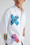 Thumbnail View 4: XLARGE Various Letter Long Sleeve Button-Down Shirt