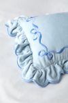 Thumbnail View 3: Lacey Bows Velvet Ruffle Bolster Pillow