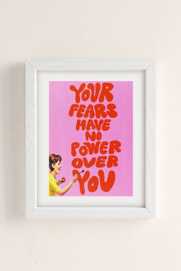 Slide View: 2: Chromoeye Fear Has No Power Art Print