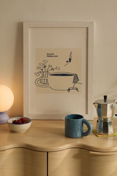 Sabina Fenn Illustration Coffee Diver Art Print