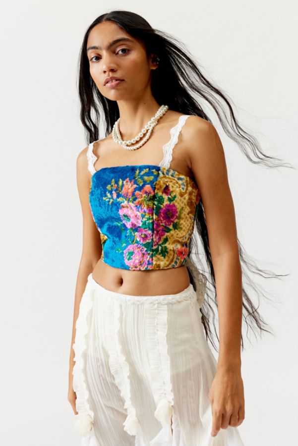 Slide View: 1: Tessa Fay X Urban Renewal Reversible Corset Top