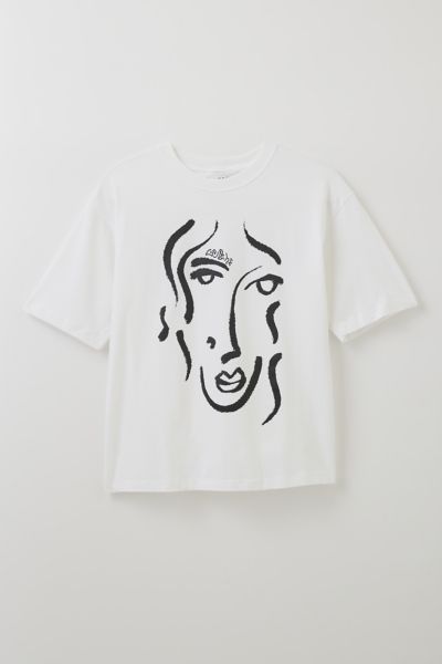 Gouache Portrait Graphic Tee