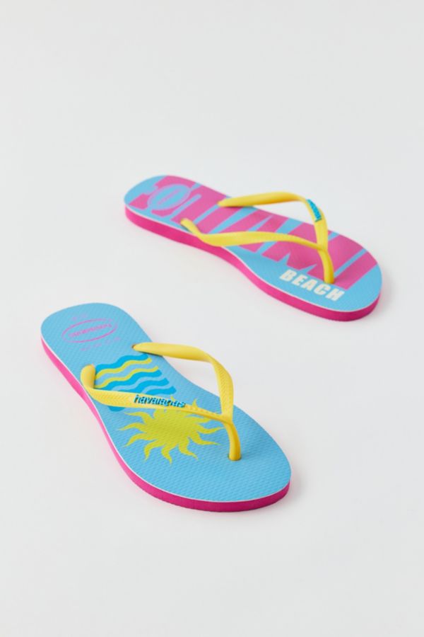 Slide View: 1: Havaianas Printed Slim Flip Flop Sandal