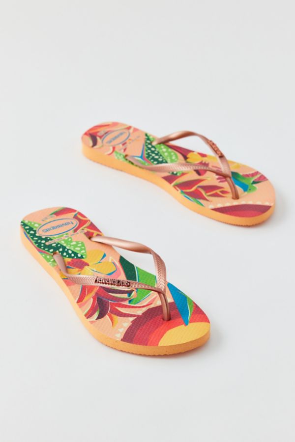 Slide View: 2: Havaianas Printed Slim Flip Flop Sandal