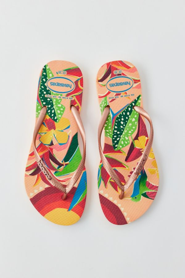 Slide View: 3: Havaianas Printed Slim Flip Flop Sandal