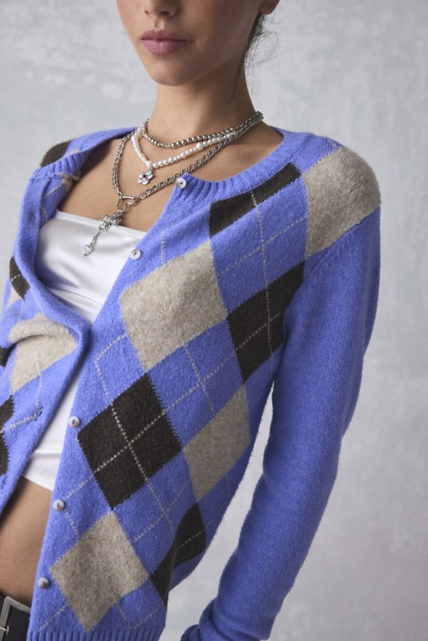 Slide View: 1: Kimchi Blue Rachel Printed Cardigan