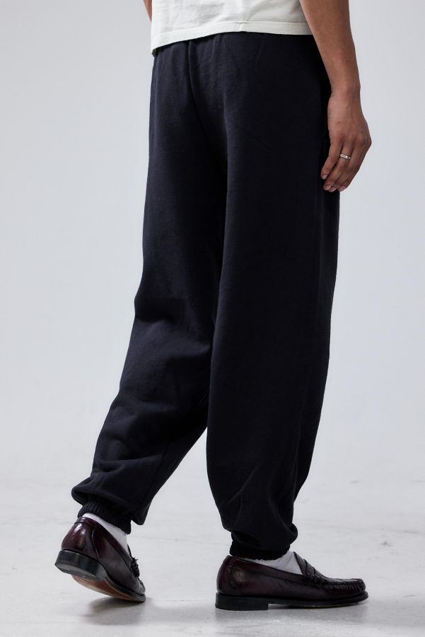 Slide View: 4: iets frans... Black Doodle Cuffed Jogger Pant