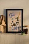 Thumbnail View 1: Sabina Fenn Illustration Oui Du Café Art Print