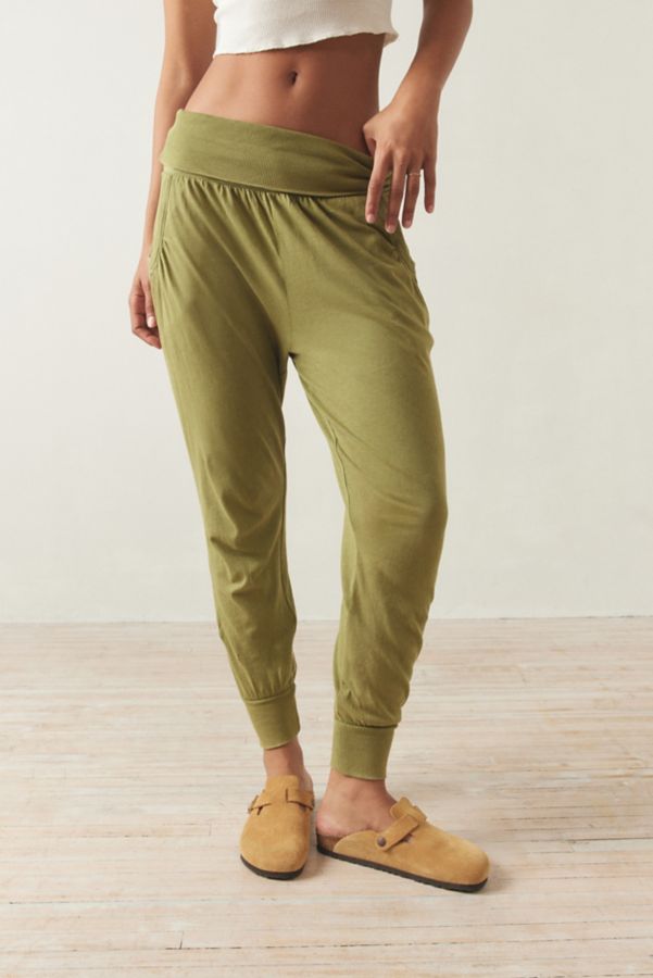 Slide View: 2: Out From Under Foldover Slim Jogger Pant