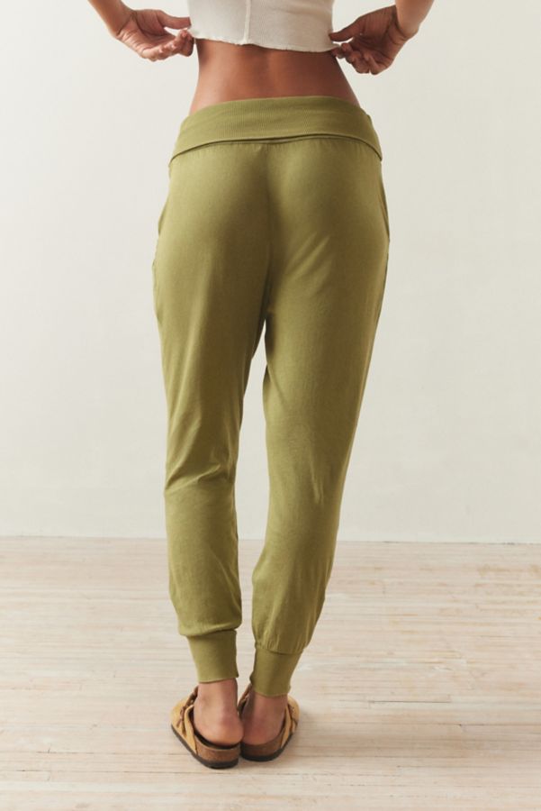 Slide View: 4: Out From Under Foldover Slim Jogger Pant