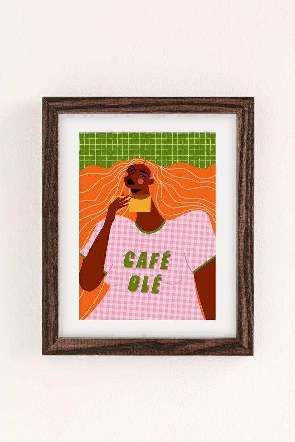 Slide View: 2: Maritza Lisa Café Olé Art Print