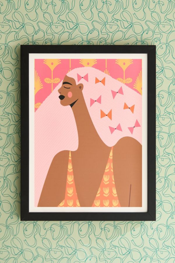 Slide View: 1: Maritza Lisa Bow Stacking Queen Art Print