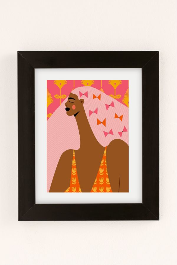 Slide View: 2: Maritza Lisa Bow Stacking Queen Art Print