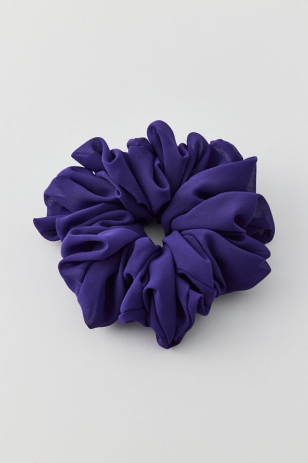 Slide View: 1: Oversized Chiffon Scrunchie