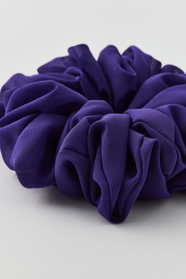 Slide View: 2: Oversized Chiffon Scrunchie