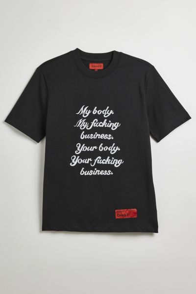 CHNGE UO Exclusive My Body My Business Tee