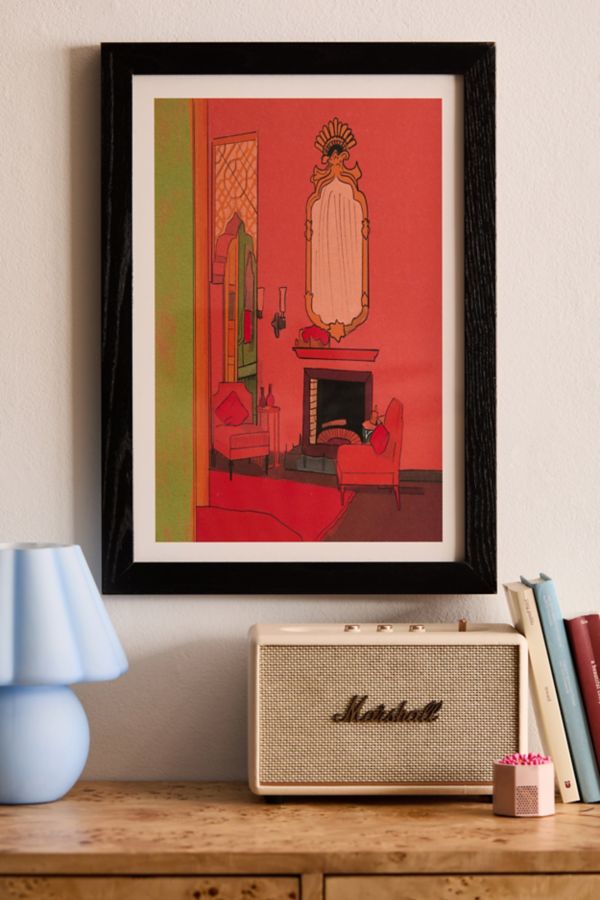 Slide View: 1: Mala Hora Midcentury Modern Living Room Art Print