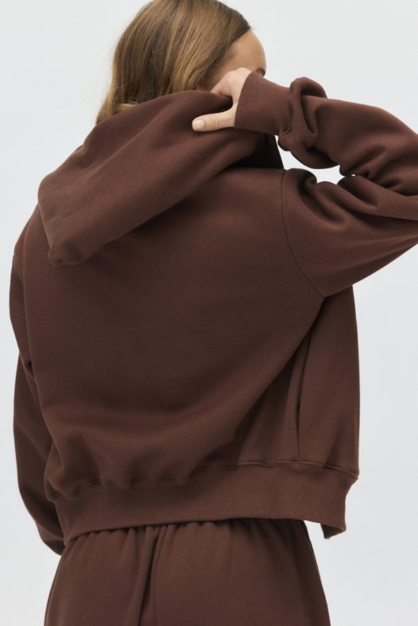 Slide View: 3: Tyler McGillivary Mushroom Embossed Graphic Zip Up Hoodie Sweatshirt