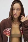 Thumbnail View 4: Tyler McGillivary Mushroom Embossed Graphic Zip Up Hoodie Sweatshirt