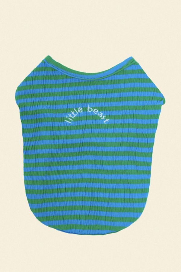 Slide View: 2: Little Beast Striped Two Tone Sleeveless Shirt