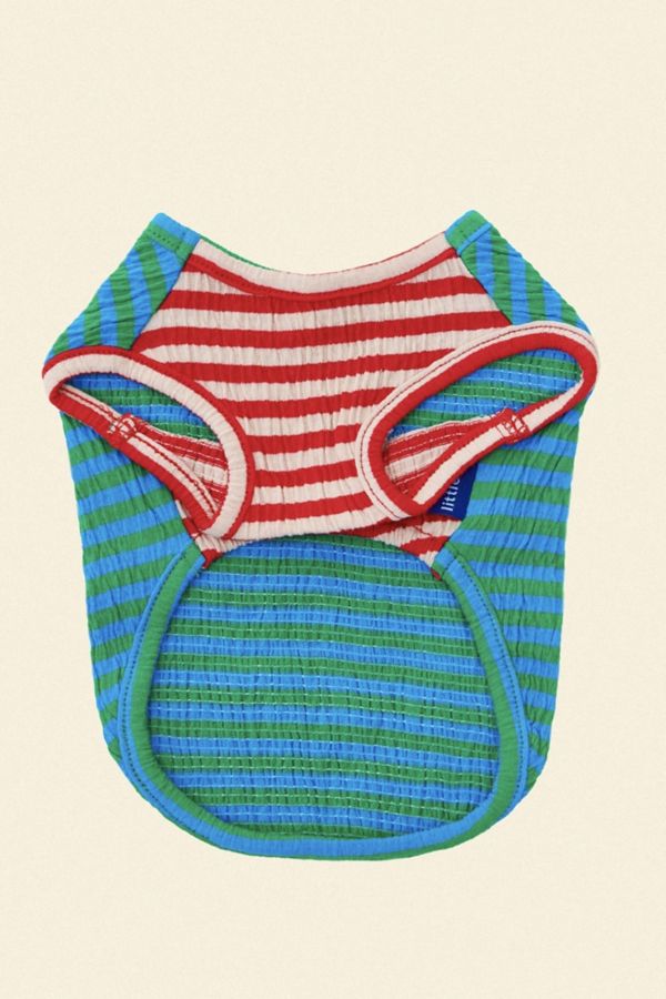 Slide View: 4: Little Beast Striped Two Tone Sleeveless Shirt