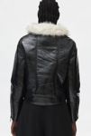 Thumbnail View 3: Unreal Fur Wet Look Aviator Jacket