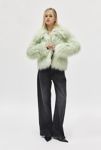 Thumbnail View 2: Unreal Fur Saint Tropez Faux Fur Cropped Jacket