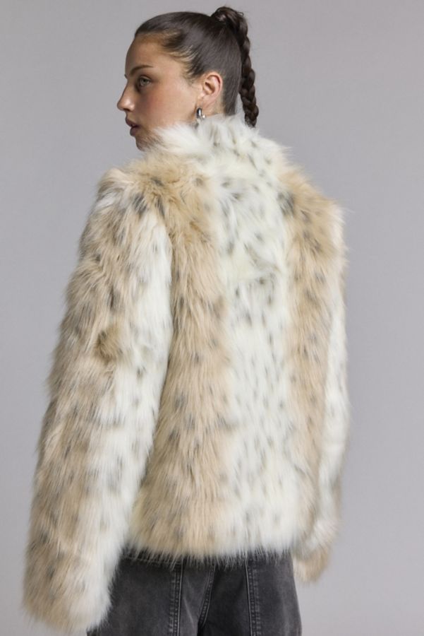 Slide View: 4: Unreal Fur Wild Dream Faux Fur Jacket