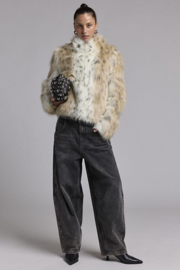 Slide View: 5: Unreal Fur Wild Dream Faux Fur Jacket