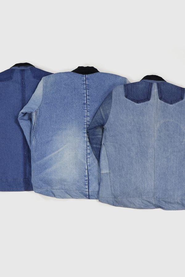 Slide View: 3: Reworked Denim Workwear Jacket