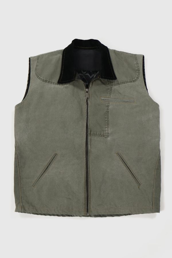 Slide View: 1: Reworked Workwear Vest